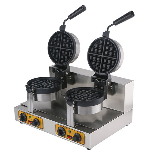 rotate waffle maker double