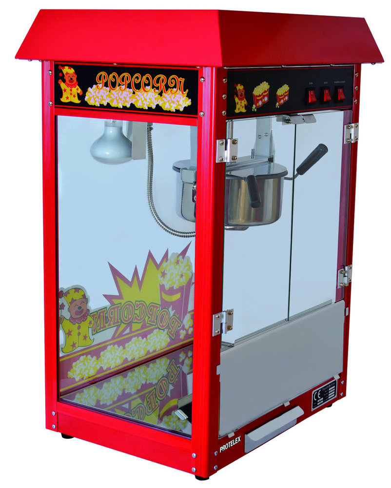 Retro Popcornmaschine Popcornmaker Popcornautomat 1600 W 5 kg/h golden & schwarz 