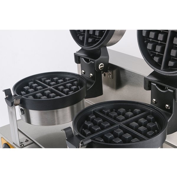 rotate waffle maker double