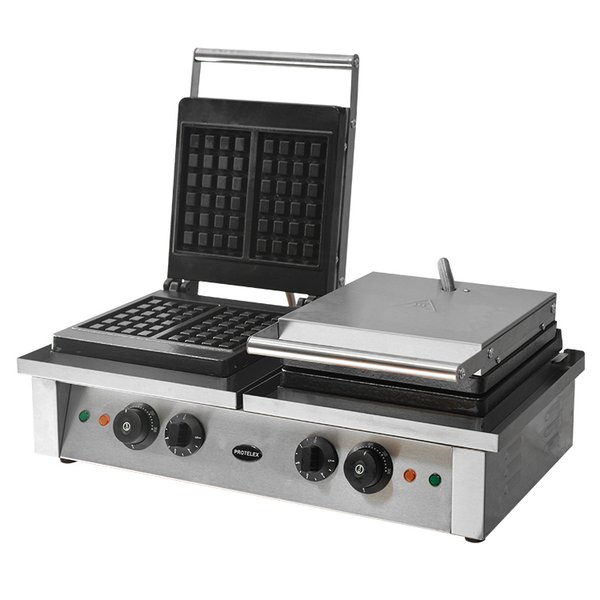 double waffle maker square 2x2000W