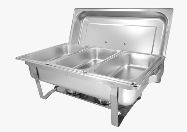 chafing dish pliable avec 3 bacs 1/3GN