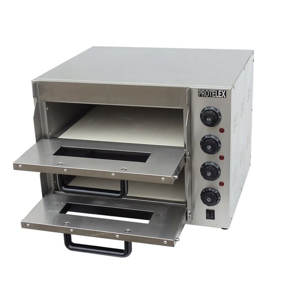 Electric pizza oven 2 chamber 3000W