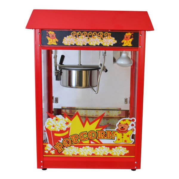 popcorn machine with cart red 1600W