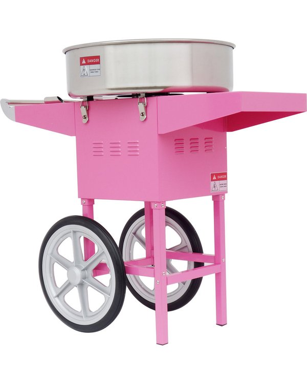Candy floss machine with cart 1200W 52cm