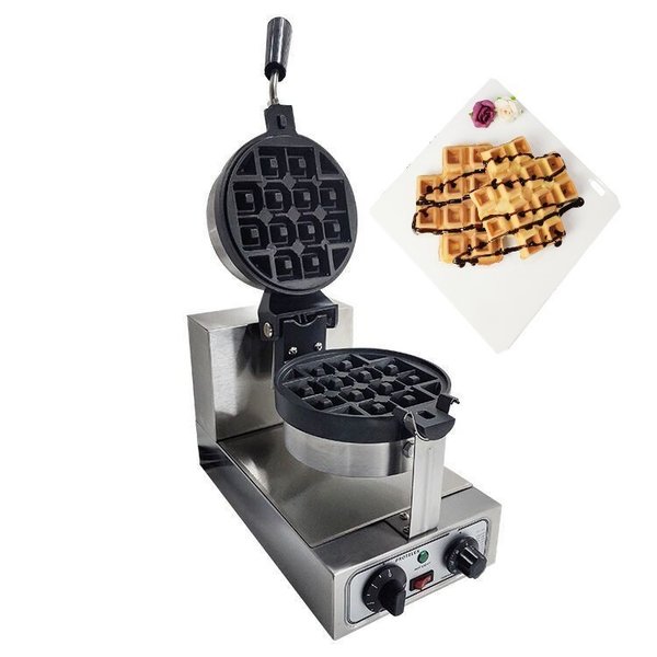 Rotating waffle maker for mini waffle