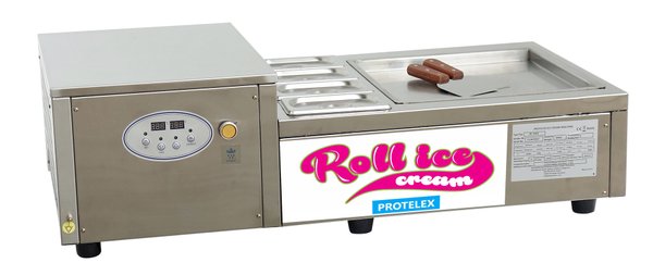 Ice rolls machine table