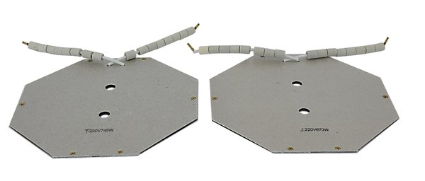 Pair of Heating Plates for Bubble Waffle Maker