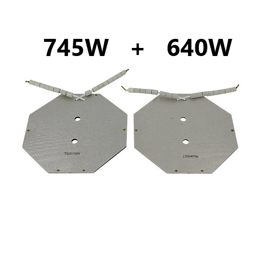 Pair of Heating Plates for Bubble Waffle Maker