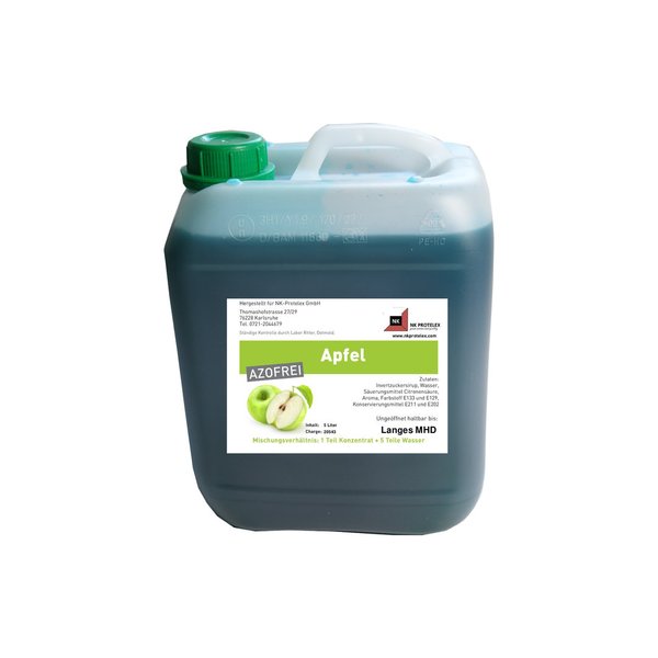 Slush syrup apple 5L AZO FREE